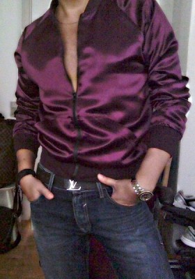 One of my acetate satin shirt jackets