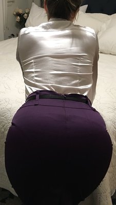 rsz_lg_purple_satin_skirt_white_blouse_vpl_1.jpg (55.63 KiB) Viewed 12944 times white satin blouse, no bra, purple satin pencil skirt, black silk thigh highs, purple satin full back tanga panties....PERFECT!