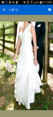 Owner modeling the dress