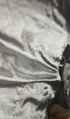 nice warm cum on my wifes satin blouse while she wearing it. my favorite blouse from wardrobe.