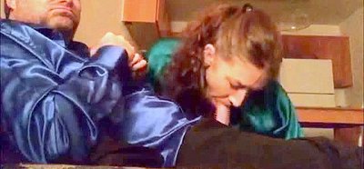 The King has a new satin cocksucker!