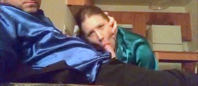 The King has a new satin cocksucker!