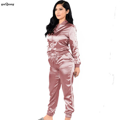 yuqung-2-Piece-Set-Women-shiny-satin-Pants-and-jacket-top-Suit-striped-Sportswear-long-sleeve.jpg_640x640.jpg