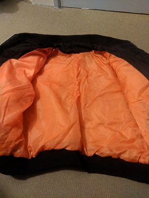 Bomber Jacket Orange Lining