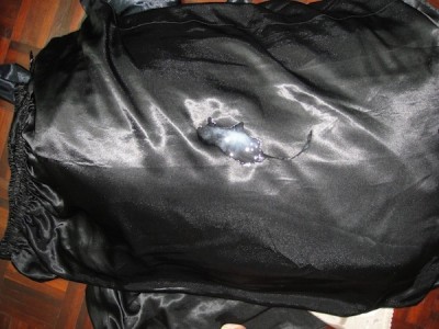 This is my preferred way of cumming on satin.