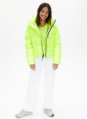 Neon Green Super Puff Shorty Jacket