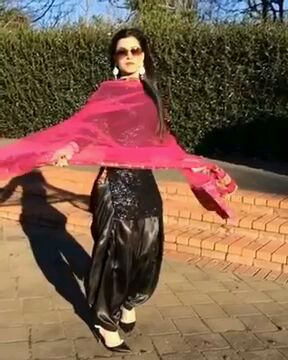 Black Satin patiala Salwar punjabi lovers girls_12625.jpg