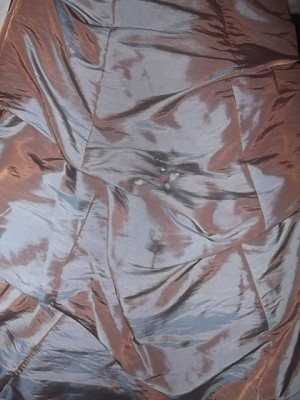 Cum on the grey gown