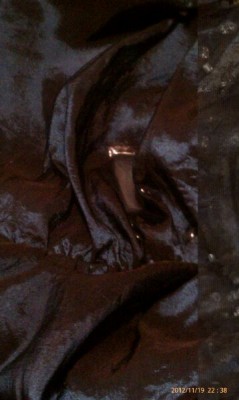 Cum on dress I stole from my manager at work