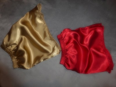 GOLD, FOR RUNNING IN AND RED FOR SLEEPING IN!