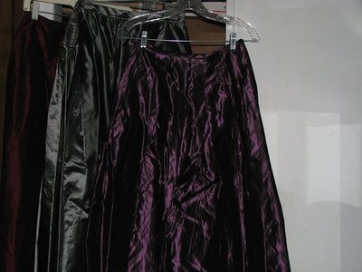 Taffeta skirts