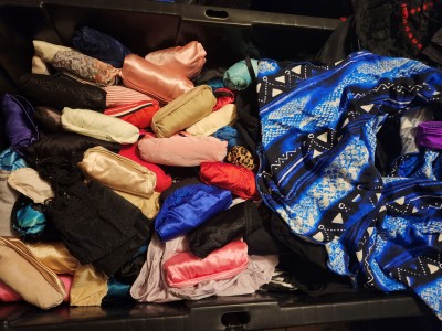 my collection of satin lingerie has become quite chaotic with over 500 pairs of panties