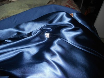 Nothing better than blue satin to make me cum over and over again.