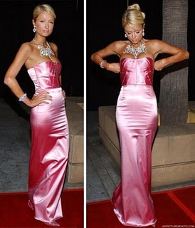 pais hilton in a hot pink satin  dress ready to be cock rubbed ummmmmmmmmmm