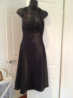 Black Satin Dress