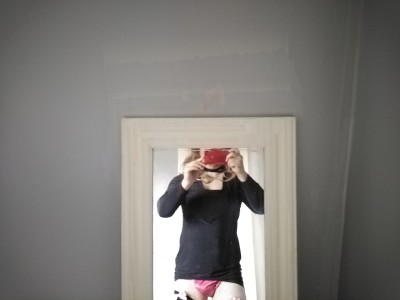 satin panties under black dress