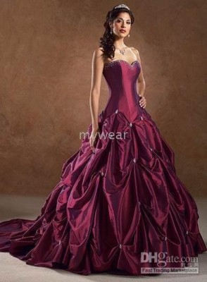 Wedding-dress-gown-bridesmaid-custom-made-wine-red-taffeta (2).jpg
