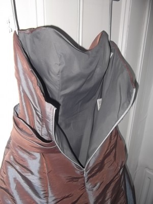 My ballgown unzipped