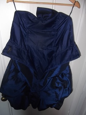 My strapless dress unzipped