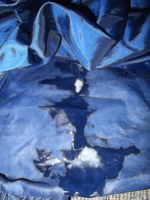 My cum after having my fun with the dress