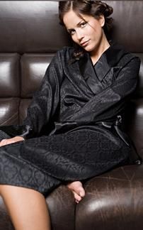 H&amp;M satin robe, tying on the side