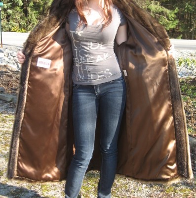 Presenting her coats lovely lining .jpg