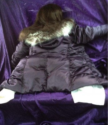 Any lovers of satin, down filled, puffer style coats out there?