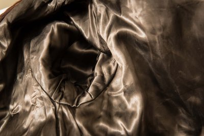 Fox fur with heaviest acetate satin lining